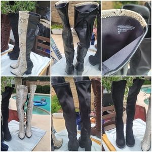 Womens boots and fashion heel. Sz 5, 5.5, 6, 6.5 , 7, 7.5. $50 each x18 $500 all